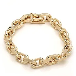 BNH Anker facet armband i 8 karat guld 21 cm x 9,0 mm