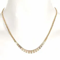 Murstens halsband i 14 karat guld 50 cm x 7,5 mm