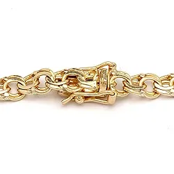 BNH bismark armband i 8 karat guld 21,0 cm x 4,5 mm