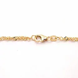 BNH singaporehalsband i 14 karat guld 42 cm x 2,3 mm