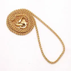 BNH vetehalsband i 14 karat guld 38 cm x 1,3 mm