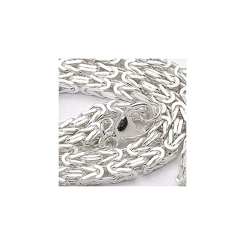kungalänk halskedja i silver 55 cm x 3,2 mm