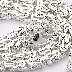 kungalänk halskedja i silver 80 cm x 3,2 mm