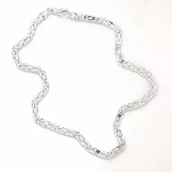kungalänk halskedja i silver 42 cm x 6,8 mm