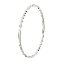 3 mm massiv BNH armring i silver