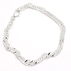 Bnh singapore armband i silver 18,5 cm x 4,7 mm