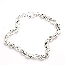 BNH cordel armband i silver 23 cm x 4,5 mm