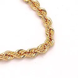 BNH cordel armband i 14 karat guld 17 cm x 2,7 mm