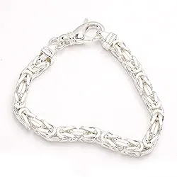 Kungalänk armband i silver 18,5 cm x 4,8 mm