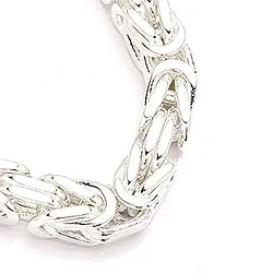 kungalänk armband i silver 17 cm x 5,6 mm
