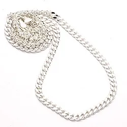 BNH panzerhalskedja i silver 45 cm x 10,5 mm