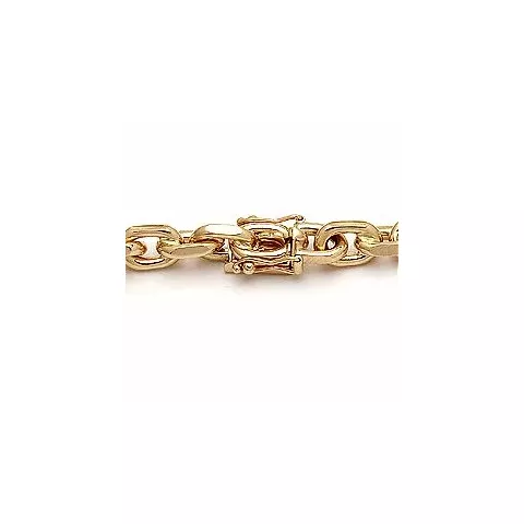 BNH Anker facet armband i 8 karat guld 18,5 cm x 5,0 mm