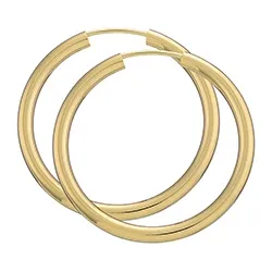 30 mm BNH creol i 14 karat guld