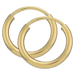 13 mm BNH creol i 8 karat guld