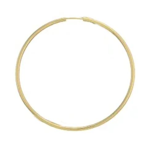 60 mm 1/2 par creol i 8 karat guld
