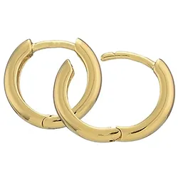 12,5 mm BNH creol i 8 karat guld