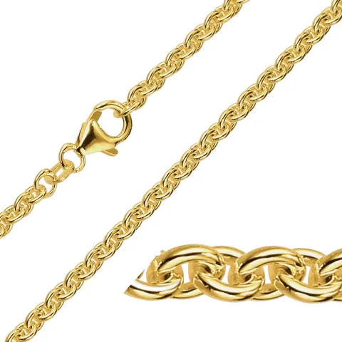 BNH Anker runda halsband i 8 karat guld 38 cm x 2,3 mm