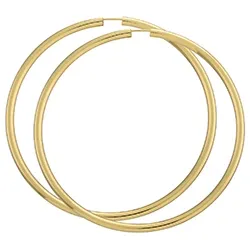 70 mm BNH creol i förgyllt silver