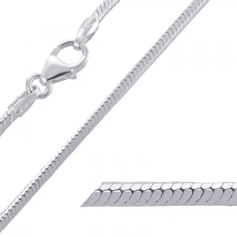 BNH slangearmband i silver 18,5 cm x 1,2 mm