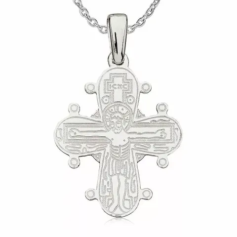 dagmarkors halsband i silver med hängen i silver