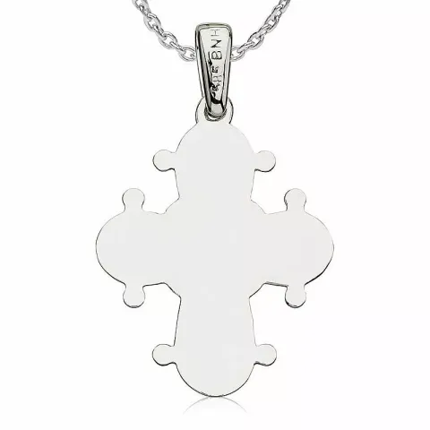 dagmarkors halsband i silver med hängen i silver