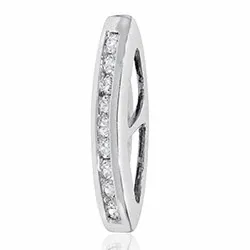 diamant hängen i 14 carat vitguld 0,14 ct