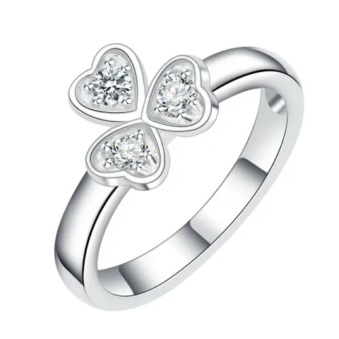 blommor ring i silver