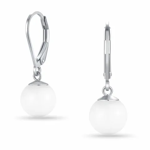 örhängen i silver - Loom Stones