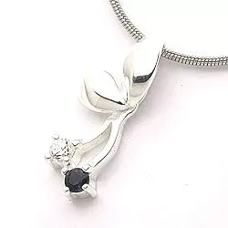 Körsbär hängen i silver