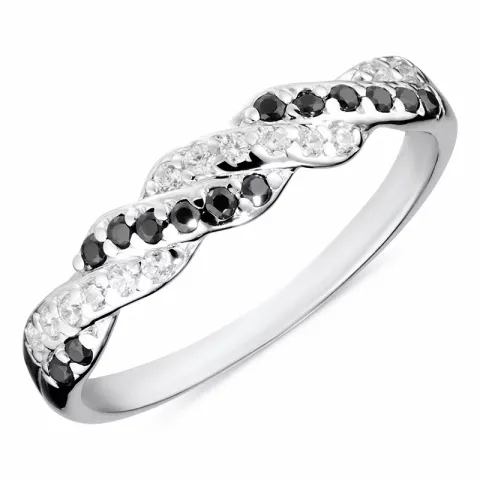 zirkon ring i silver