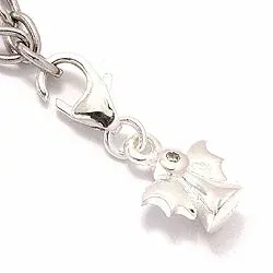 ängel charm i silver 