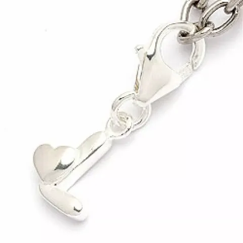 Bokstav l i silver bokstaven Lhjärta