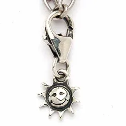 Sol charm i silver