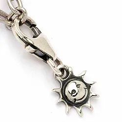 Sol charm i silver