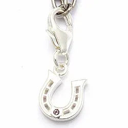 Hästsko charms i silver