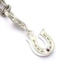 Hästsko charms i silver