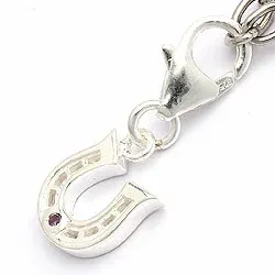Hästsko charms i silver