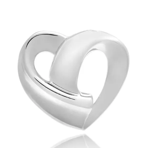 hjärta hängen i silver