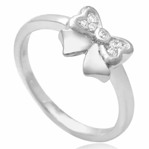Förtjusande rosett ring i silver
