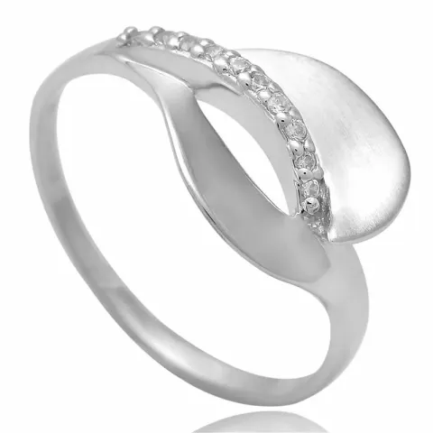 Förtjusande zirkon silver ring i silver