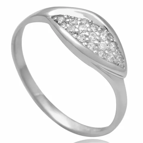 Förtjusande zirkon silver ring i silver