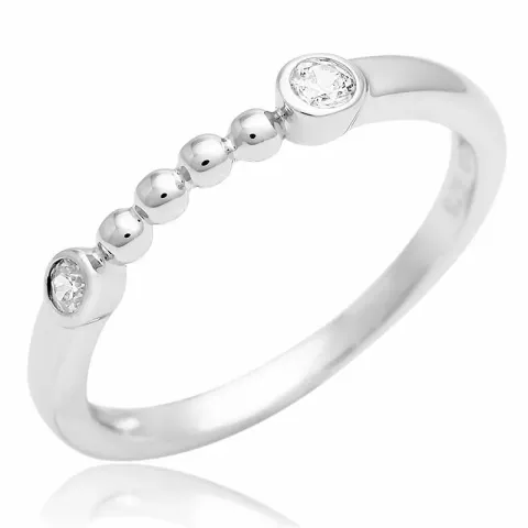 Förtjusande zirkon ring i silver