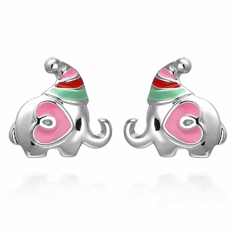 Elefant örhängen i silver