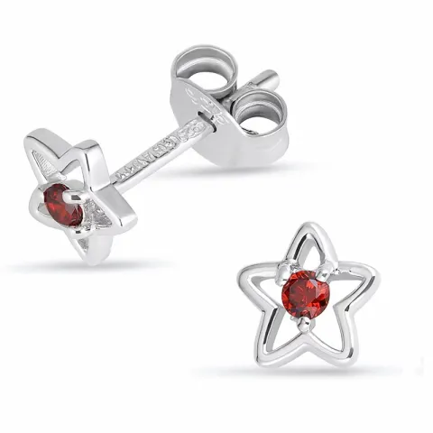 Stjärna örhängestift i silver