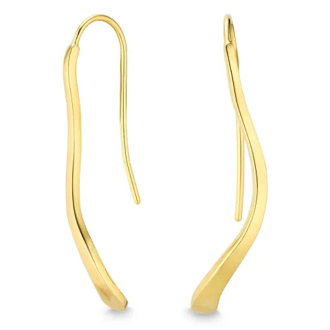 örhängen i förgyllt silver