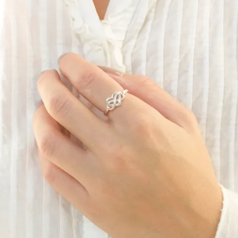 infinity ring i silver - Amoré