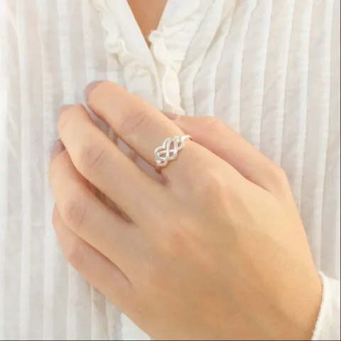 infinity ring i silver - Amoré