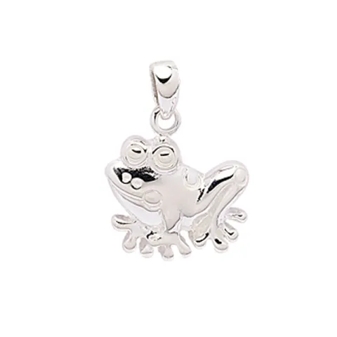 groda hängen i silver