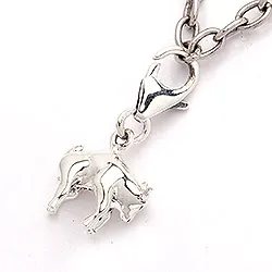 Oxen stjärntecken charm i silver