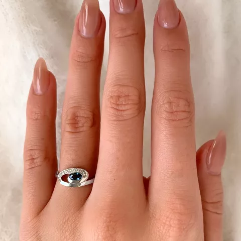 oval ring i silver